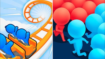 Runner Coster Vs Count Master 3D || Walkthrough || MAX LEVELS ( Android,IOS ) GAMEPLAY