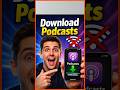 How to Download Podcasts on iPhone (Offline Fast!) ⚡ #iPhoneTips #PodcastDownload