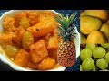 Ananas Ambya Sasam | Pineapple and Mango Sasam | Konkani Recipe