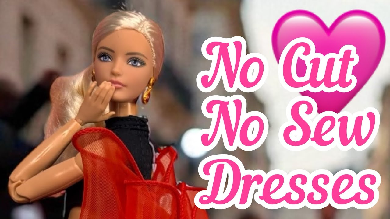 No Time, No Prob | Quick Easy Doll Dresses For Barbie Basics | Mini Brands Fashion Accessories 