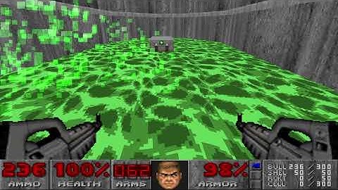 Ultimate Doom - Brutal Doomv21 MOD -  Knee Deep In The Dead Lvl3 (Toxic Refinery) -  Hurt Me Plenty