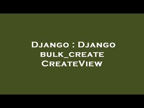 Django : Django