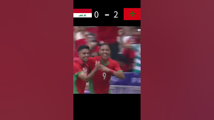 ملخص مباراه العراق ضد مغرب 3-0 2024