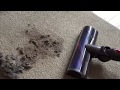 DYSON V7 - EXTREME large amount of dust pickup (normal&amp;turbo)