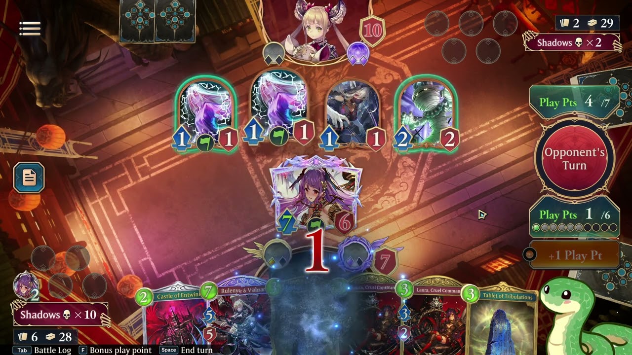 Shadowverse: WB - Abysscraft (Laura OTK) VS Bloodcraft (Aggro) - 23/10/2025