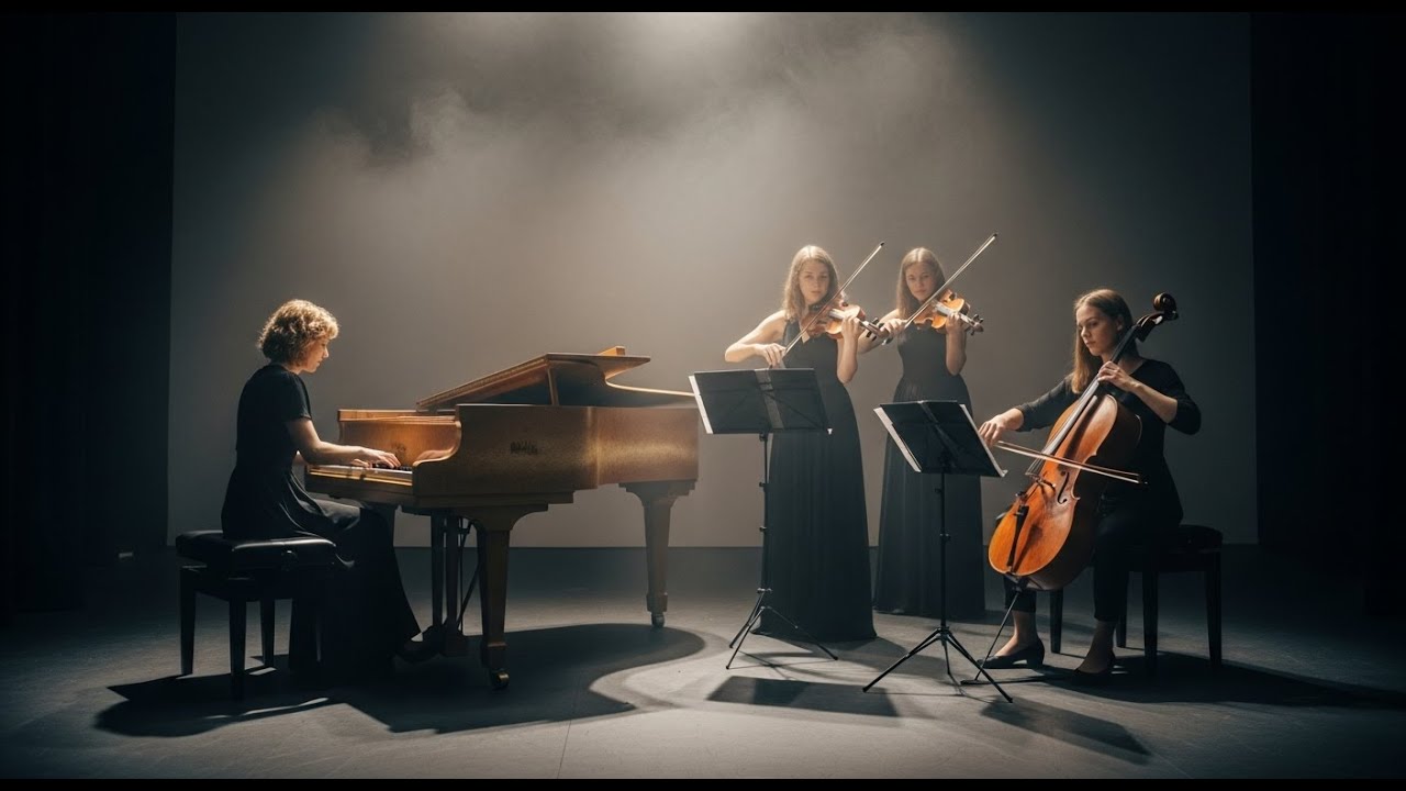 Soft Piano And Strings Embrace The Night – Quiet Coffee Moments For Gentle Reading And Calm