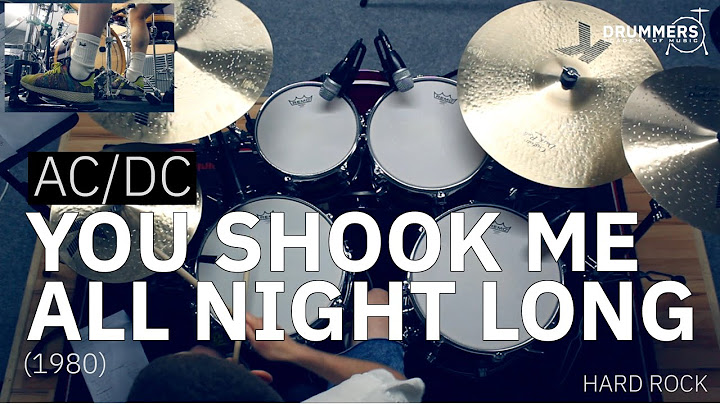 Shook Me All Night Long Drum Cover version - Drum Cover performance video thumbnail