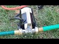 Draining above ground pool with sump pump - transfer pump
