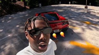 MAKING MY C7 CORVETTE SHOOT FLAMES * POV DRIVE*