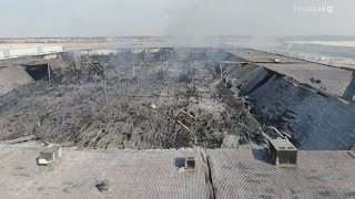 New report release of massive Walmart warehouse fire in Plainfield