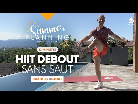 ▶ MYF Move Your Fit · 12min - HIIT DEBOUT SANS SAUT ☀️🔥 Brûler les calories