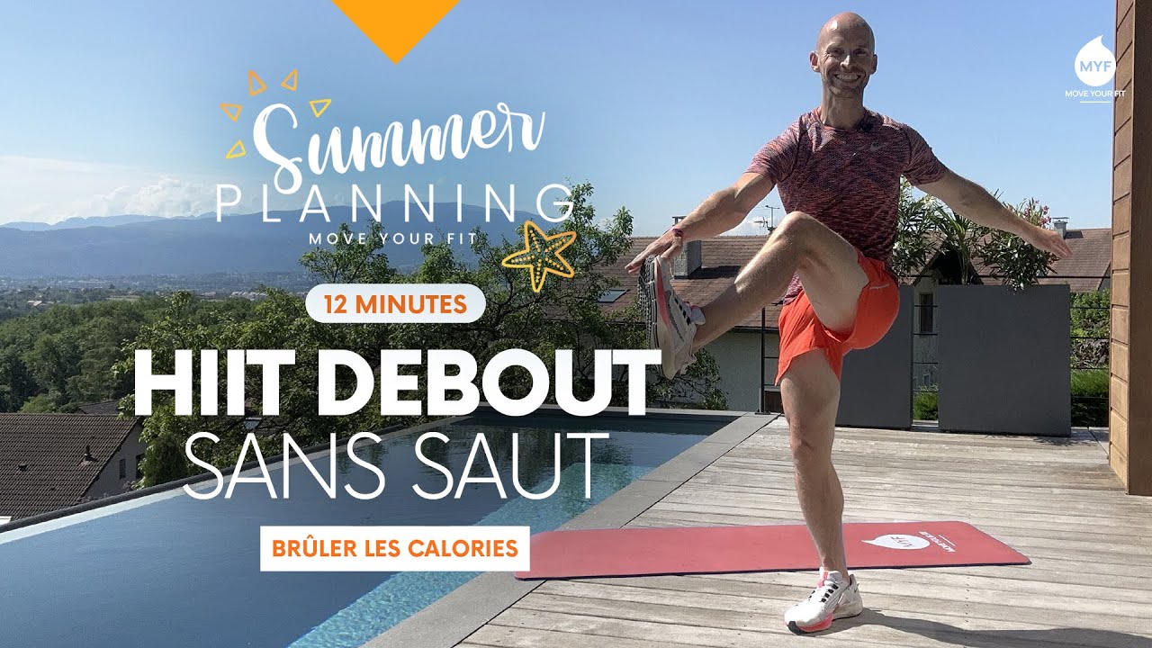 12min - HIIT DEBOUT SANS SAUT ☀️🔥 Brûler les calories - Alexandre Mallier - Move Your Fit