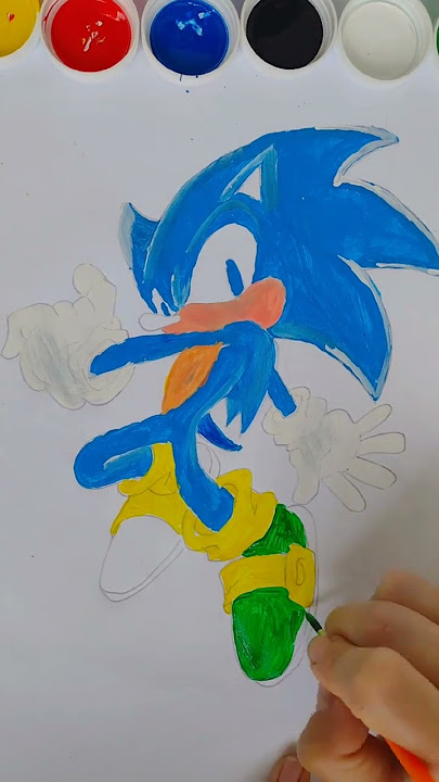 Coloração elegante do Sonic - Sonic - Just Color Crianças : Páginas para  colorir para crianças