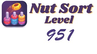 Nut Sort Level 951 Walkthrough | Nuts — Color Sort 951 solution