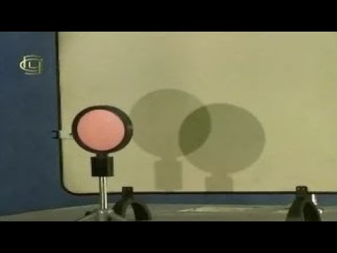 Опыты по физике. Образование тени и полутени