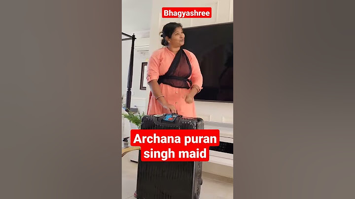 Archana Puran Singh maid Bhagyashree new viral  vedio part 1 #shorts