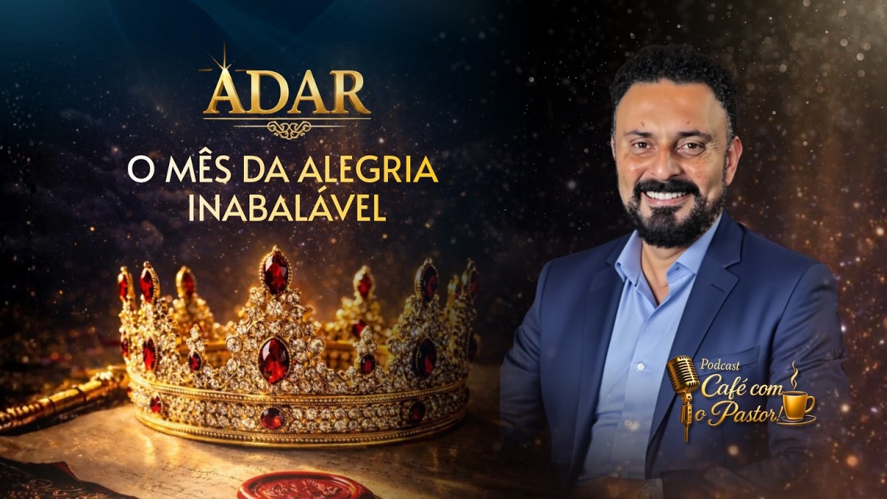 ADAR - O MÊS DA ALEGRIA INABALÁVEL - CAFÉ COM PASTOR - AGNALDO FELIPE SILVA #judaismomessianico