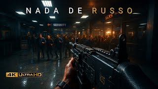 O MASSACRE  NO AEROPORTO QUE CHOCOU A RUSSIA COD MW2 REMASTERED GAMEPLAY