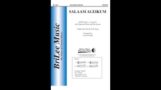 Salaam Aleikum (BL1233) SATB A Cappella Traditional arr. Laura Farnell