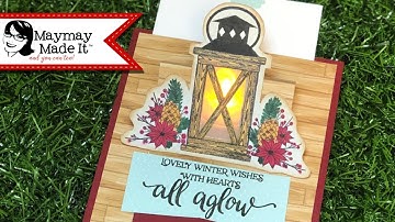 Light Up Slide Easel Card!