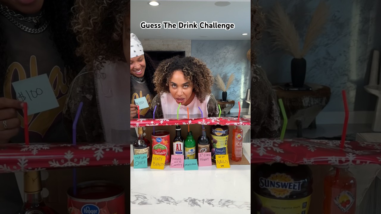 Guess The Drink Challenge 🤣