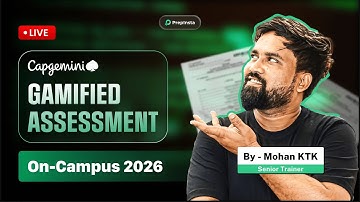 Capgemini 2026 On-Campus Hiring | Gamified Cognitive Assessment Pattern LIVE
