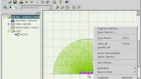 QuickField Example Coil Simulation Transient Magnetics