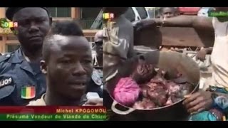 JT RTG DU 07 01 2014. Un présumé vendeur de viande de chien arrêté à Conakry, en Guinee