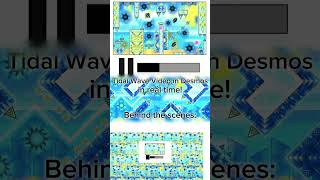 Tidal Wave Video in Desmos in real time! #desmos #geometrydash #gd #tidalwave