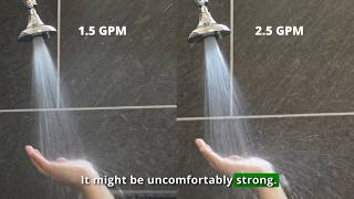 Dave's Tips for Selecting Shower Head Flow Rates