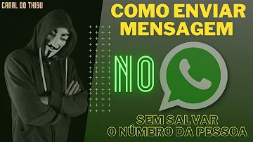Como enviar uma mensagem anônima no WhatsApp?
