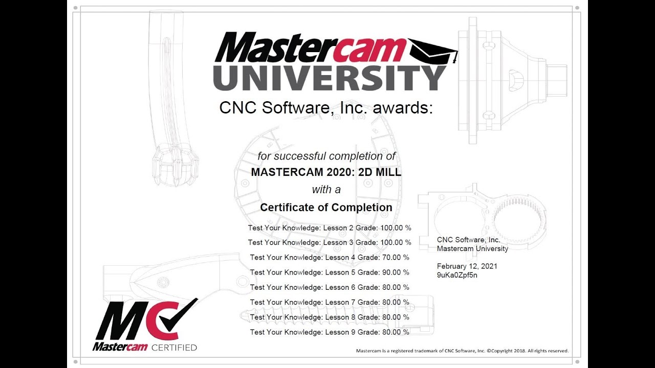 Free Mastercam Certification YouTube
