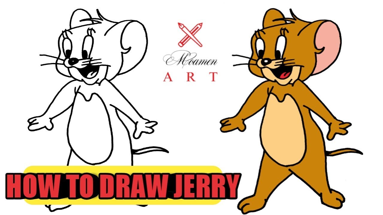 How to Draw Jerry | Tom & Jerry