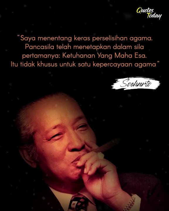 KATA KATA BIJAK SOEHARTO #shorts