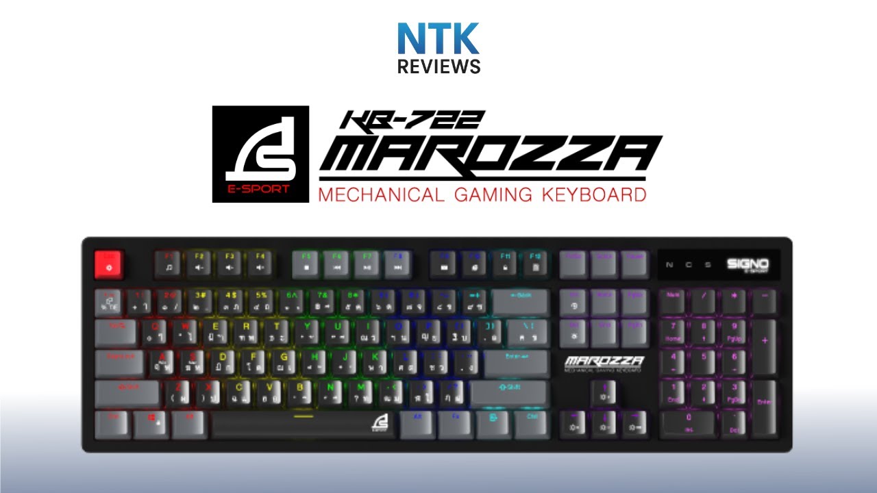 SIGNO E-SPORT KB-722 MAROZZA | NTK REVIEWS