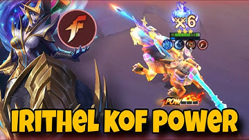 IRITHEL KOF POWER WITH 10 METRO ZERO SO OP IN MAGIC CHESS GOGO NOW | MCGG MLBB