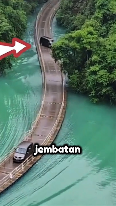 Jembatan Apung China yang Bikin Deg-degan #viral