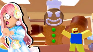 ESCAPE THE HORRIBLE GIANT GINGERBREAD! IT'S EVEN WORSE THAN I THOUGHT! ROBLOX screenshot 5