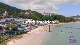 Saiba mais sobre o roteiro Praias do Norte de Floripa para curtir durante um aluguel de lancha