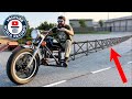 I Built The World's Longest Motorcycle! (over 100' long)