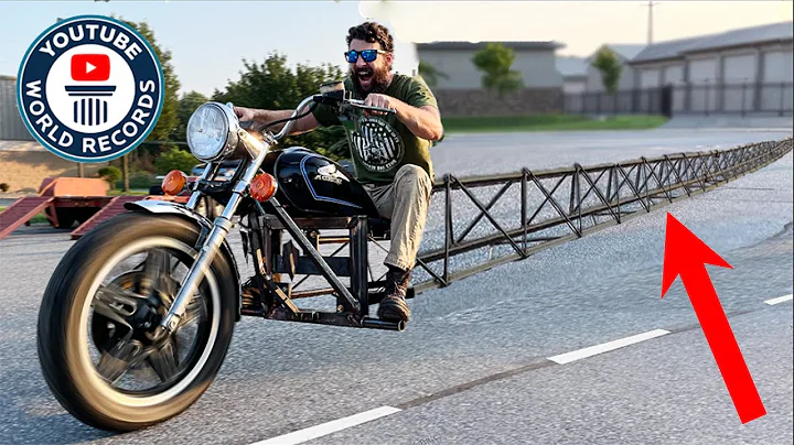 I Built The World's Longest Motorcycle! (over 100'...