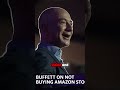 Why Warren Buffett NEVER Bought Amazon Stock.