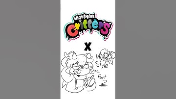 Nightmare Critters in MY Style pt.2 || Poppy playtime #poppyplaytime #shorts #art