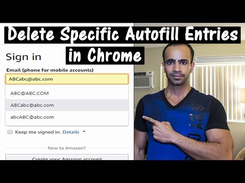 How to Delete Specific Autofill Entries in Chrome