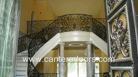 Custom Wrought Iron Railings by Cantera Doors