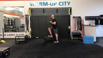 Matthew Ibrahim | Steel Mace Step-Up w/ Knee Drive & Overhead Press