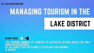 MANAGING TOURISM IN THE Lake District | GCSE Geography Revision | 100 Exam Countdown 12.7 screenshot 3