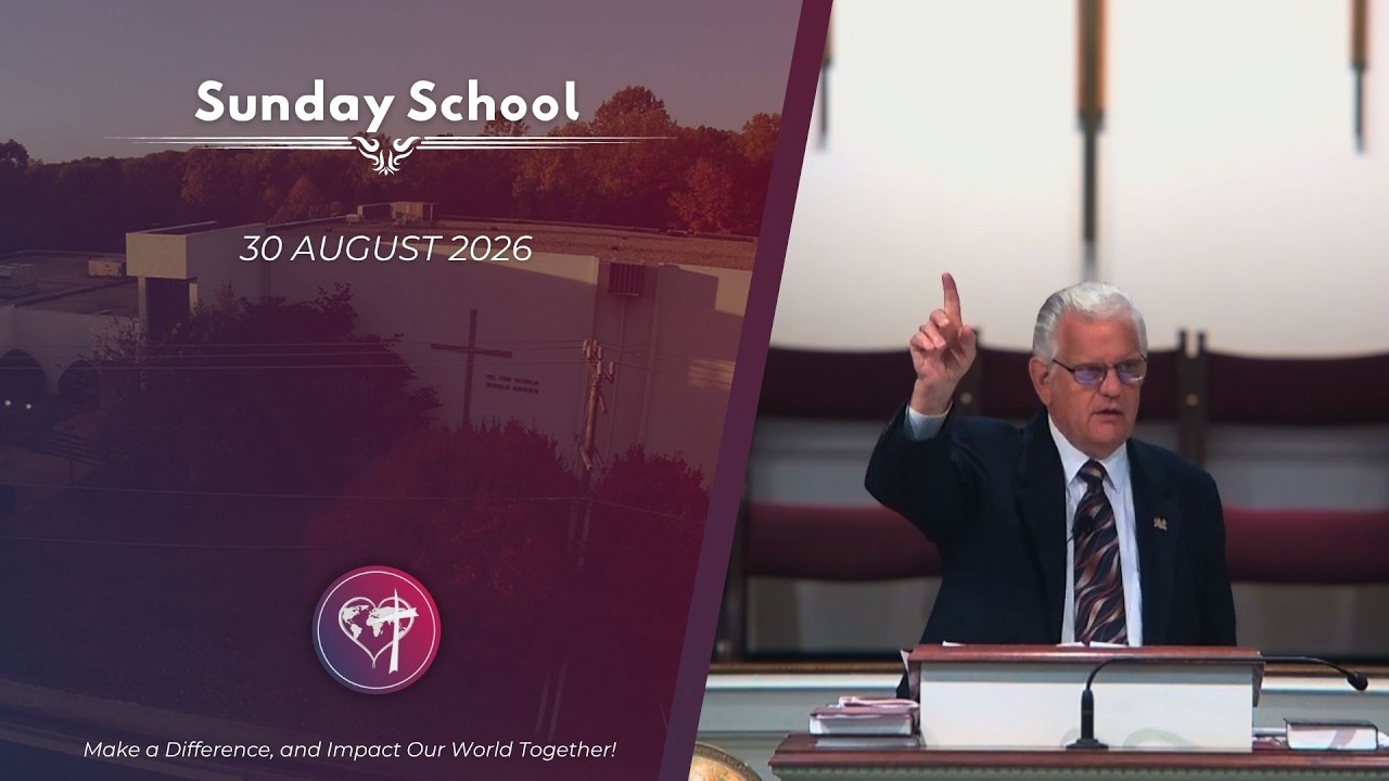 Sunday School - 30 August 2026 - CBC Service