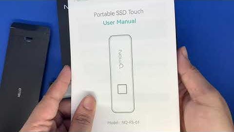 NEWQ Fingerprint Biometric External Hard Drive: 1 TB SSD HardDrive Disk Small USB Flash Portable Sto