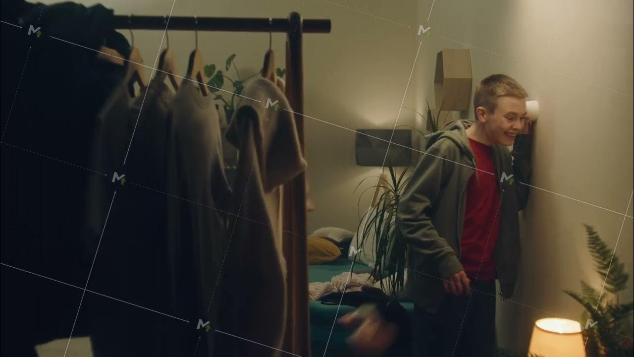 Two children eavesdrop through wall using glass YouTube